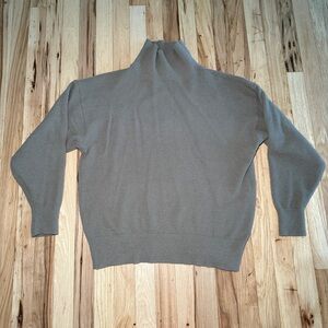 Aritzia Wilfred Free Hush Knit Turtleneck Oversized Chenille Sweater